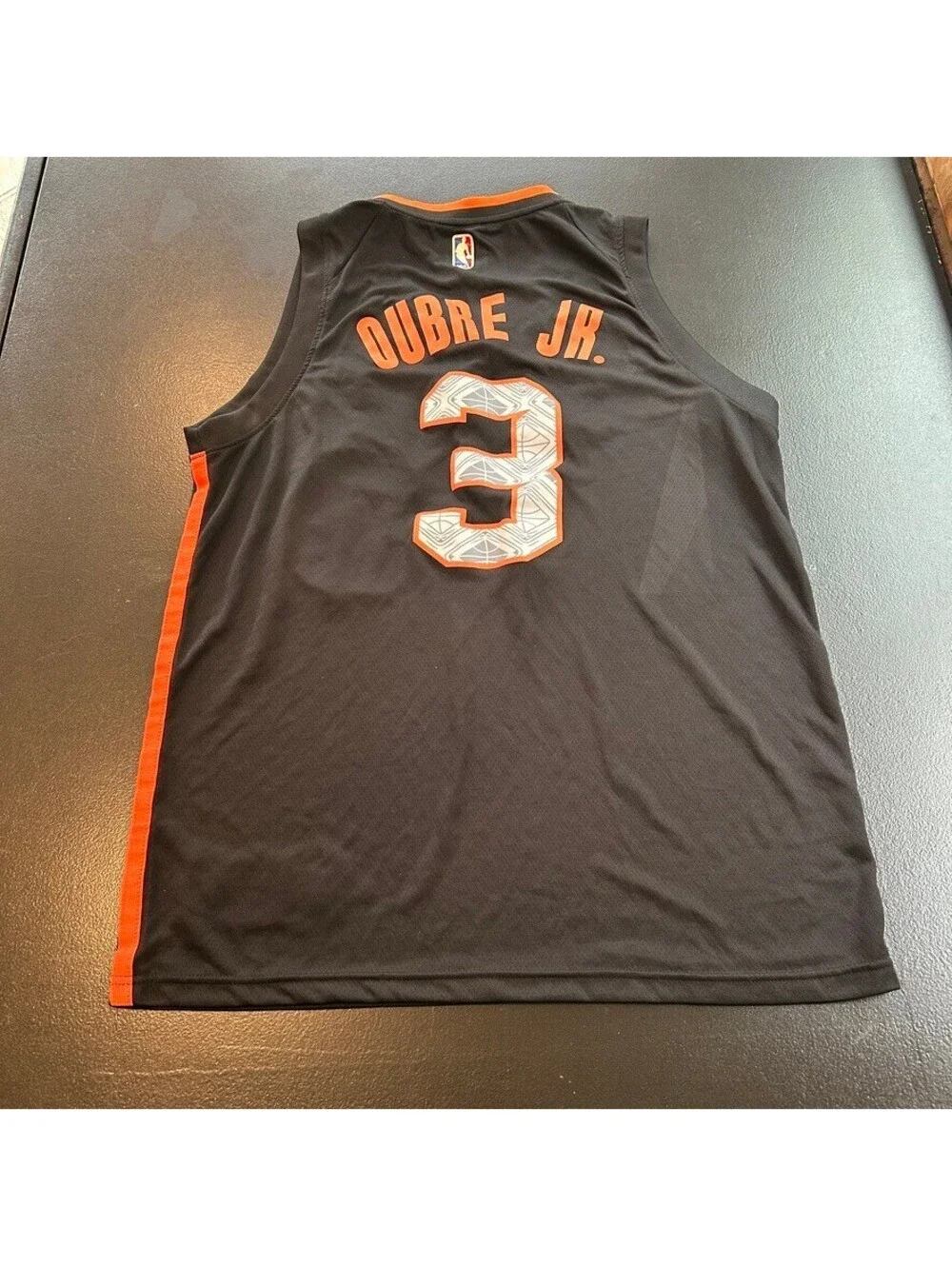 Authentic Phoenix Suns Kelly Oubre Jr. #3 black basketball jersey